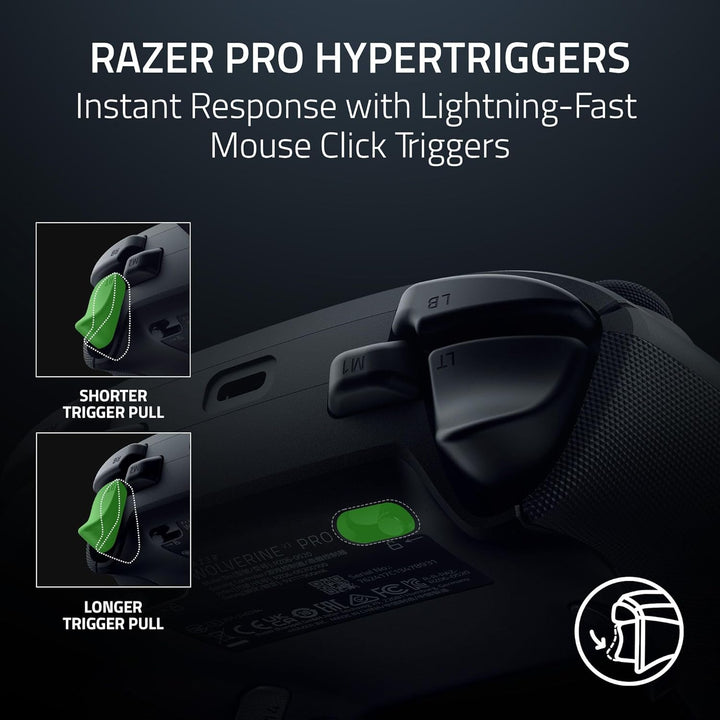 Razer Renewed | Razer Wolverine V3 Pro Wireless Gaming Controller for Xbox Series Wireless / Wired Tournament Mode - Black| RZ06-05200100-R3U1 |  60 DAYS WARRANTY