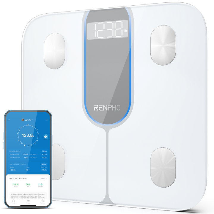 Renpho | Elis 1C Smart Body Scale - White | PCA-R-A033-WH