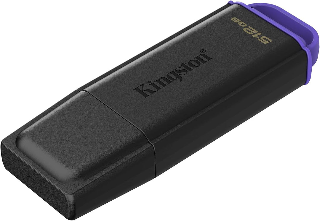 Kingston | Portable USB 3.2 Gen 1 DataTraveler Exodia 512GB - Black/Purple | DTXG2/512GB