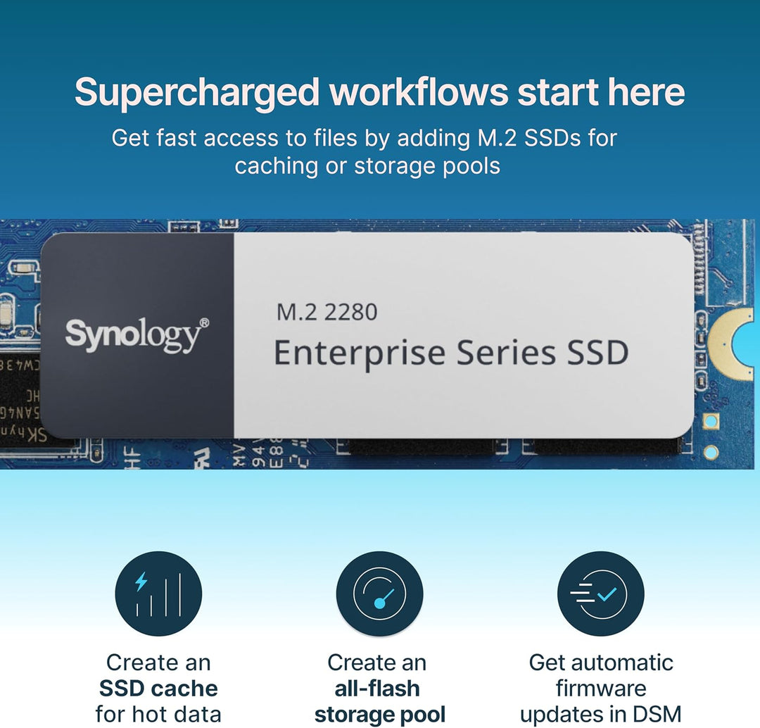 Synology | 4-Bay NAS with Extendable Capacity 4GB RAM | DS925+