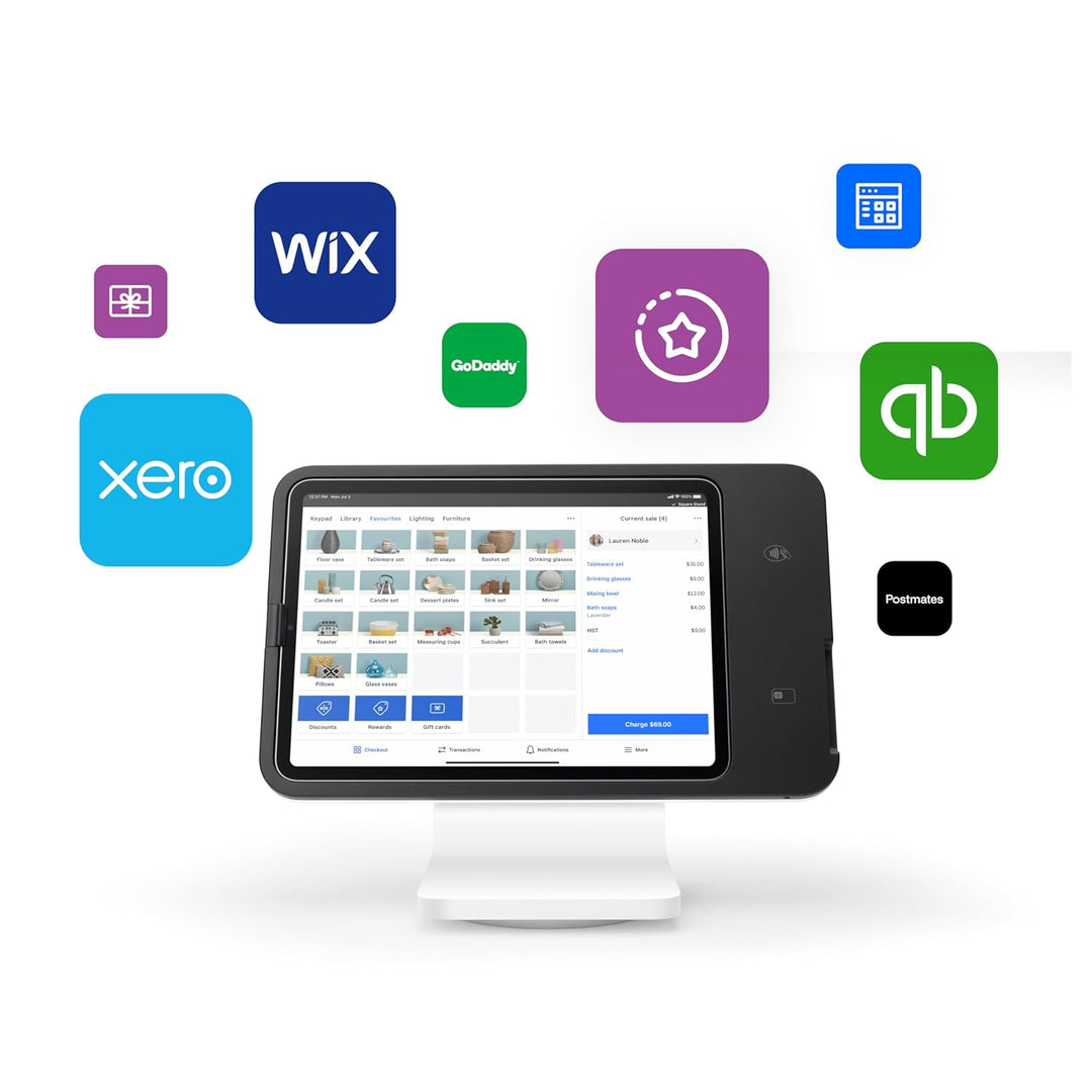 Square | POS Stand for iPad with USB-C (2nd Generation) | A-SKU-0838-A