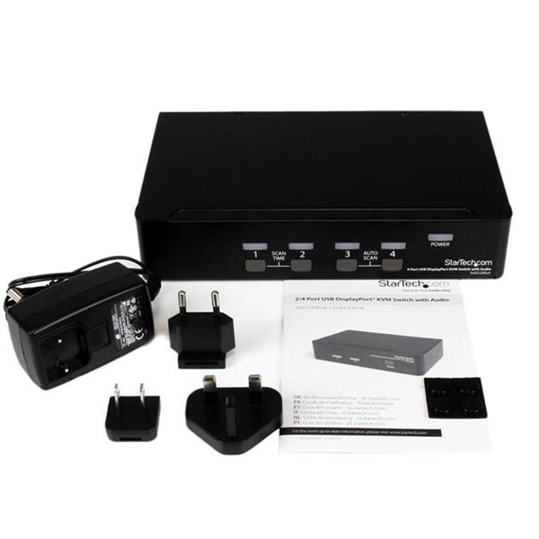 Startech | Displayport KVM Switch 4 Port USB | SV431DPUA