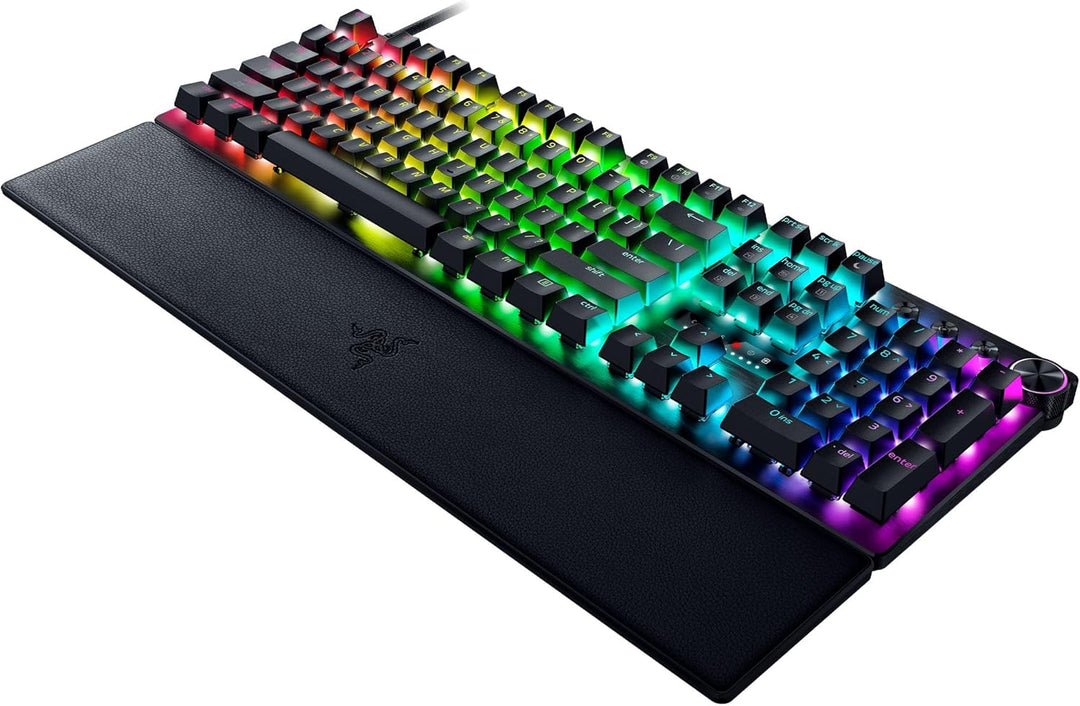 Razer | Huntsman V3 Pro 8KHz Full Size Wired Analog Optical Linear Switch Gaming Keyboard with Snap Tap - Black | RZ03-05530200-R3U1