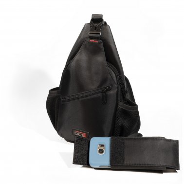 Totinit | Trifecta Mobile Packer RFID/Bottle Holder/Locking Zippers - Black | 9990-TOTHEI