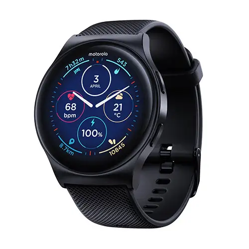 Motorola | Moto Watch 120 - Black | MOSWZ120-PB