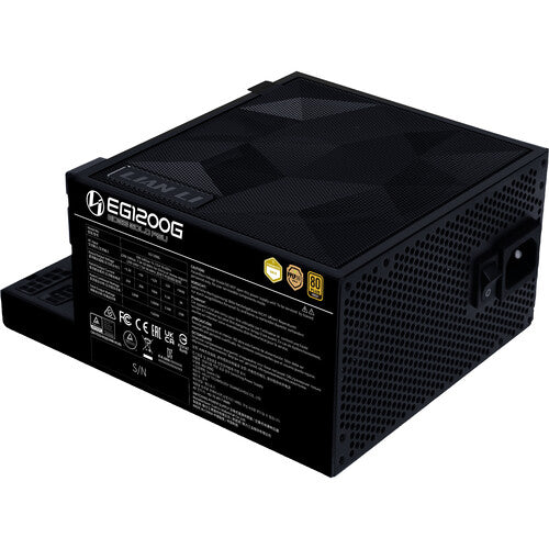 Lian Li | EDGE GOLD 1200W 80 PLUS Gold Modular ATX Power Supply - Black | EG1200G BH