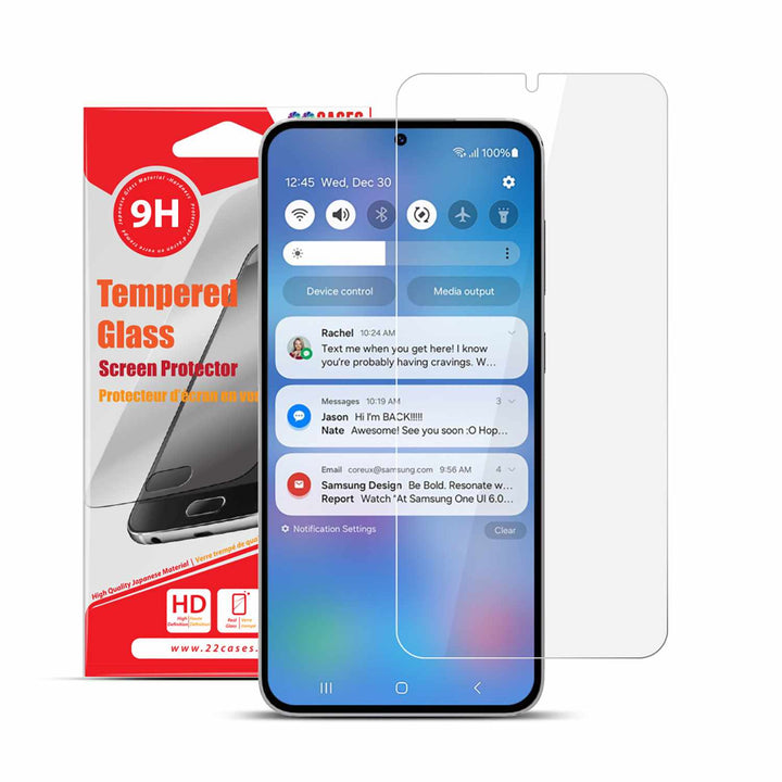 22 Cases | Tempered Glass Screen Protector for Samsung Galaxy S26+ | 22SPSGS26PLUS
