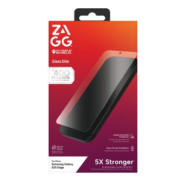 ZAGG | InvisibleShield Glass Elite Screen Protector Samsung Galaxy S25 Edge | 200118595