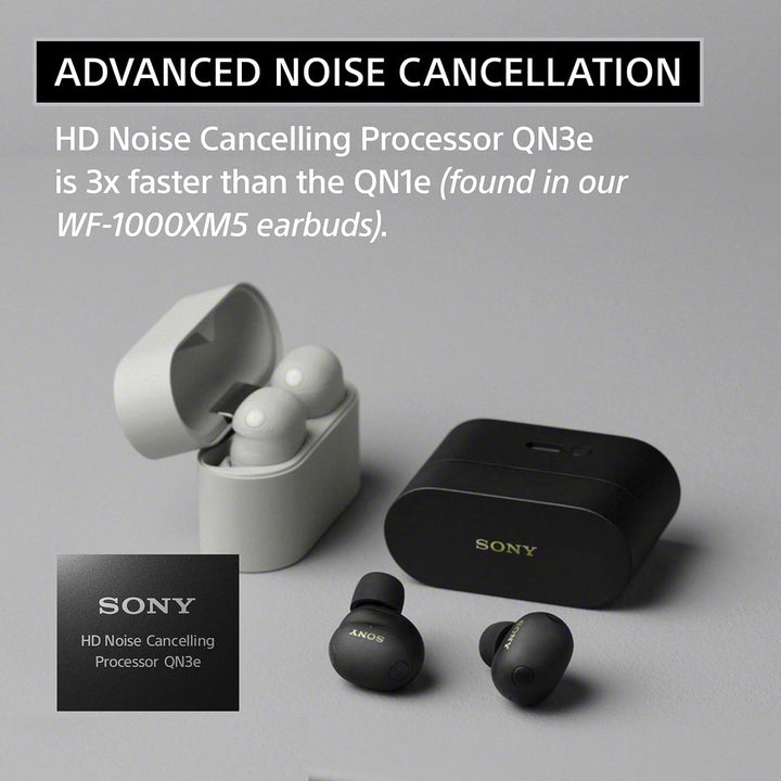 Sony | The Best Truly Wireless In-Ear Noise Cancelling Earbud - Black | WF-1000XM6
