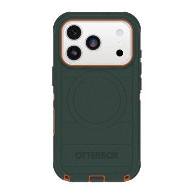 OtterBox | Defender Pro iPhone 17 Pro w/MagSafe + Camera Control Case - Green Intrigue | 77-98427