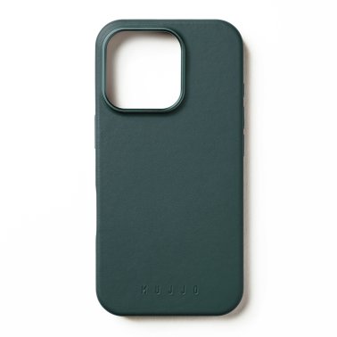 Mujjo | Full Leather w/MagSafe Case iPhone 16 Pro - Livid Green | MUJJO-CL-051-LG