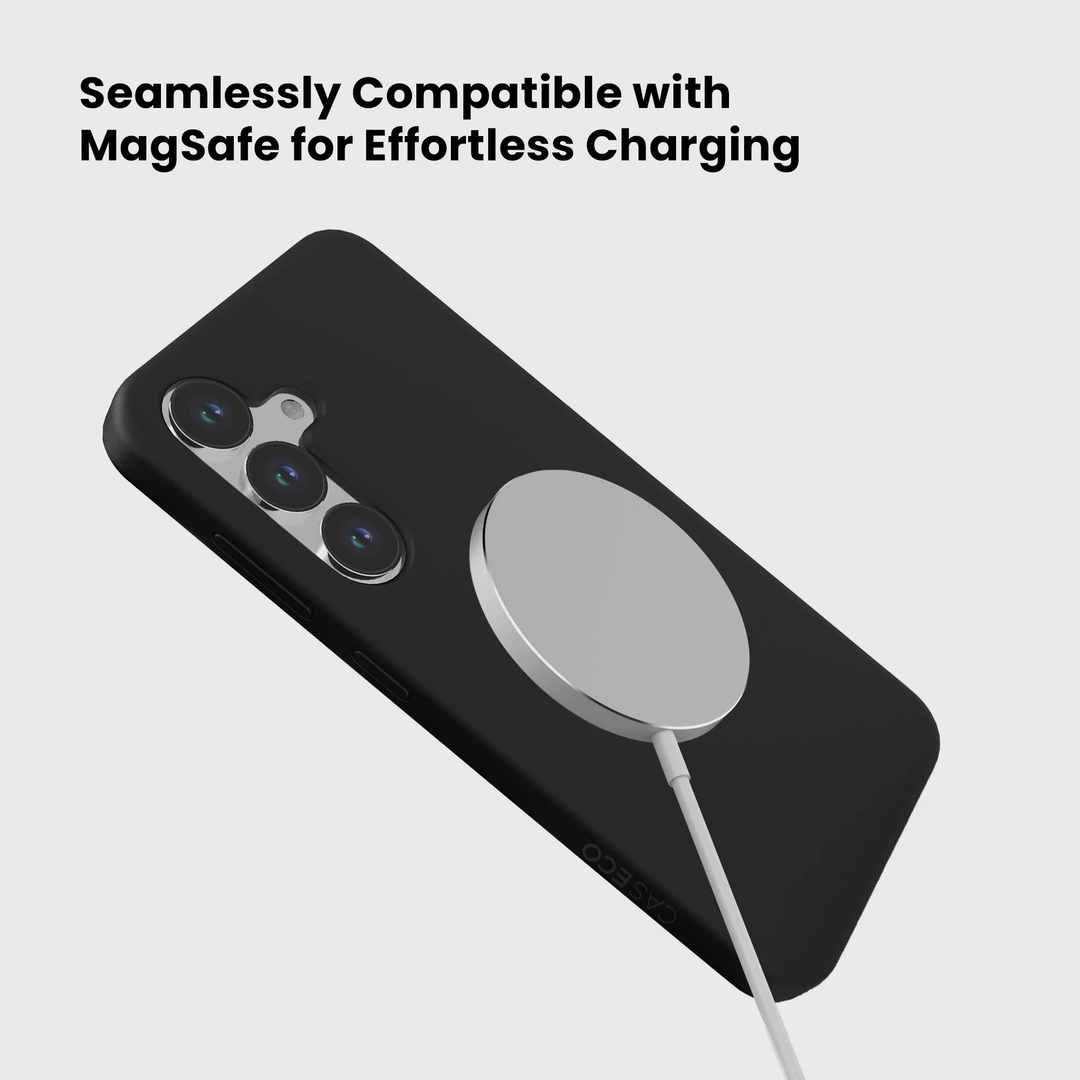 Caseco | Liquid Silicone MagSafe for Samsung S26 - Black | C29F3-01