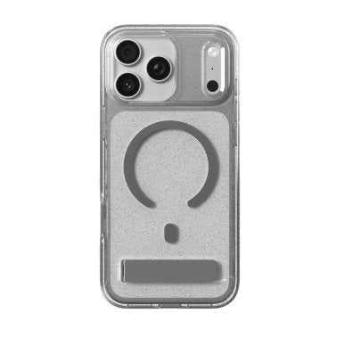 ZAGG | Graphene Milan Snap iPhone 18 Pro Max/17 Pro Max Kickstand Case - Glitter Silver |