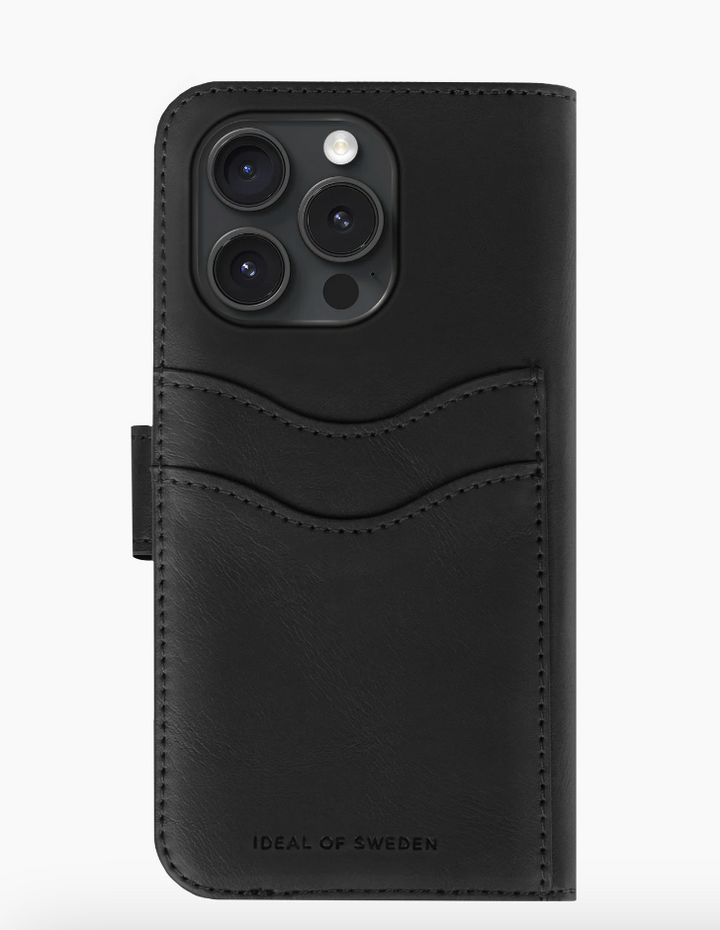 Ideal of Sweden | Magnet+ Wallet MagSafe Case iPhone 16 - Black | 120-8927