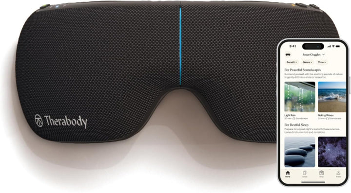 Therabody | Smart Goggles - Black (2nd Generation) | SG0004133-2A10