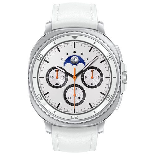 Samsung | Galaxy Watch8 Classic 46mm LTE Smartwatch - White | SM-L505FZWAXAC