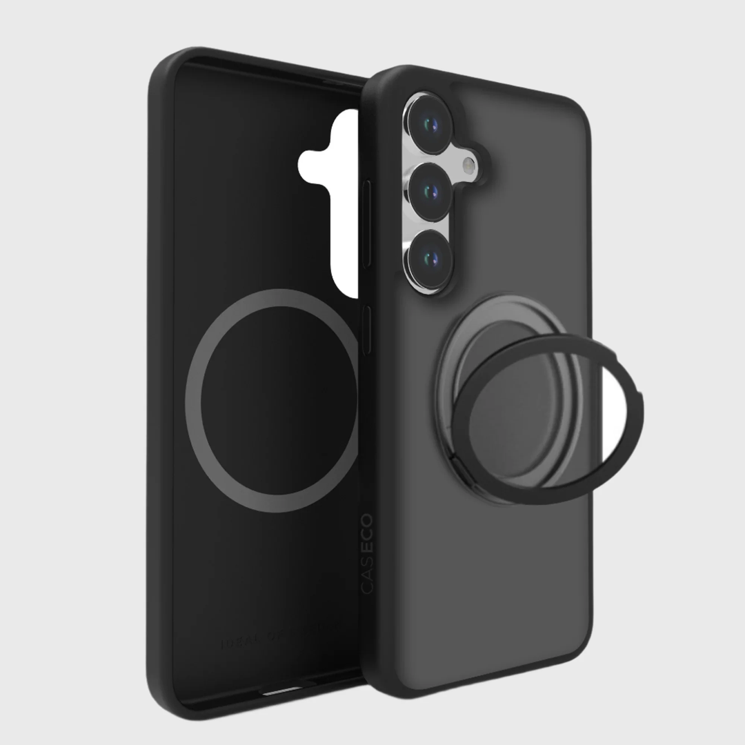 Caseco | Hybrid Case With Built-in MagSafe Ring Holder Samsung Galaxy S26 - Black | C21F3-01