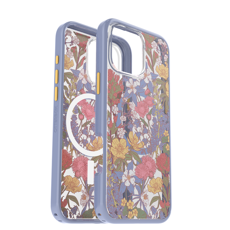 OtterBox | Symmetry w/ MagSafe Series Case iPhone 16 Pro Max - Purple Wildflowers | 77-96420