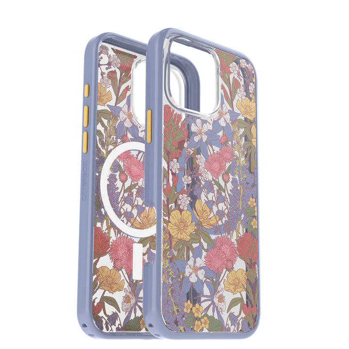 OtterBox | Symmetry w/ MagSafe Series Case iPhone 16 Pro Max - Purple Wildflowers | 77-96420