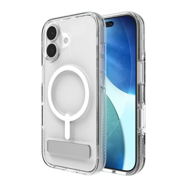 ZAGG | Graphene Crystal Palace Snap Kickstand  iPhone 17 Case - Clear | 702318860