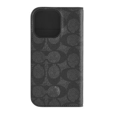 Coach | Folio Signature C Case iPhone 16 Pro - Charcoal | 15-13366