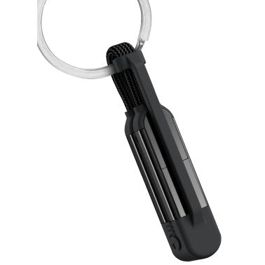 Rolling Square | inCharge XS-240W 4in1 Ultra Fast Charging Keyring Cable - Grey | XS01R