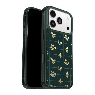 OtterBox | Symmetry w/MagSafe iPhone 17 Pro + Camera Control Case - Golden Bloom | 77-98898