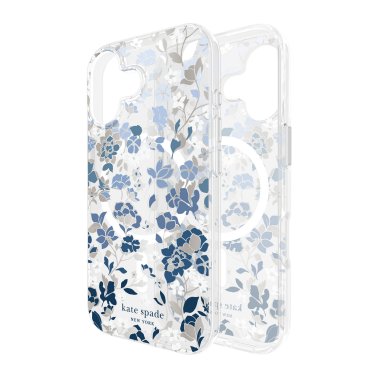 Kate Spade | Protective MagSafe iPhone 17 Case - Flowerbed Blue | KS057400