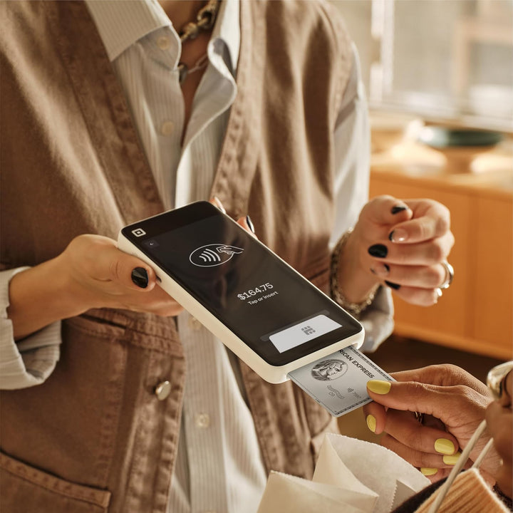 Square | Handheld Portable Credit Card Machine - Mineral White | A-SKU-0876