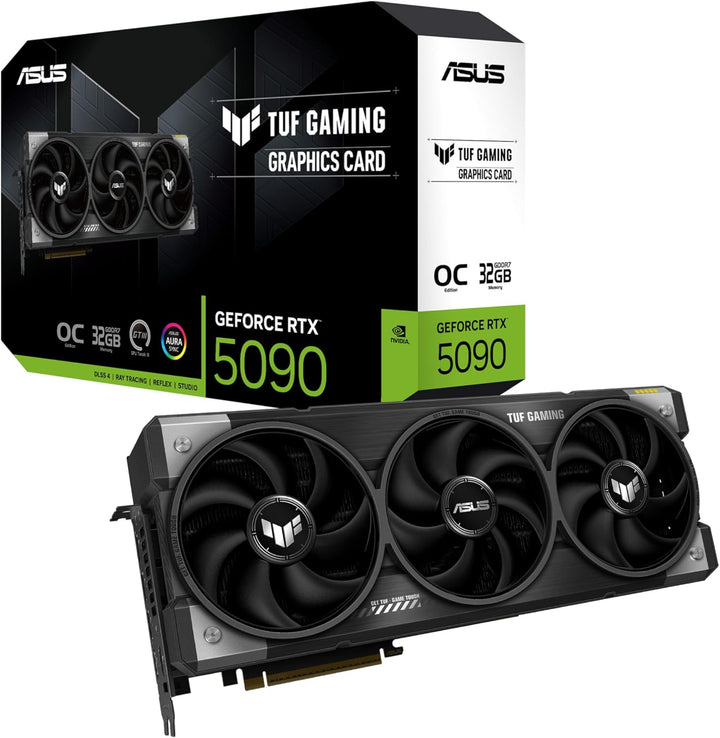 ASUS | Video Card Gaming GeForce RTX 5090 32GB GDDR7 OC Edition Gaming Graphics Card | TUF-RTX5090-O32G-GAMING