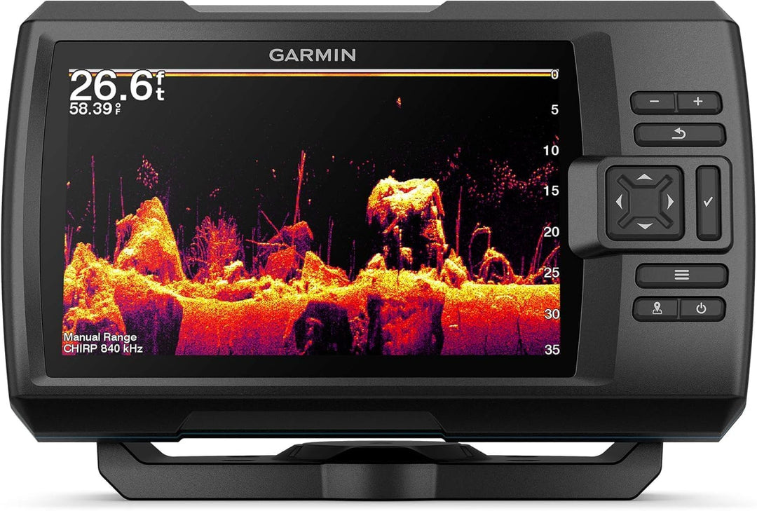 Garmin | Striker Vivid 7cv 7" Display Fishfinder with GT20-TM Transducer, GPS and Wi-Fi Connectivity | CE010-02552-01