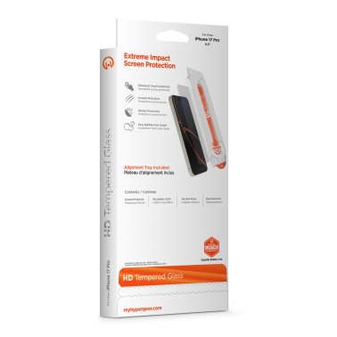 HyperGear | Tempered Glass Screen Protector iPhone 18 Pro/17 Pro w/Dust-Free Install Tray | 16416