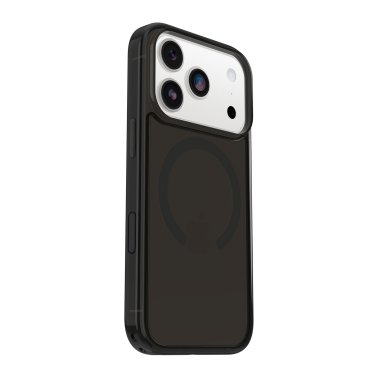 OtterBox | Symmetry w/MagSafe iPhone 17 Pro Clear + Camera Control Case - Black Mist | 77-98850