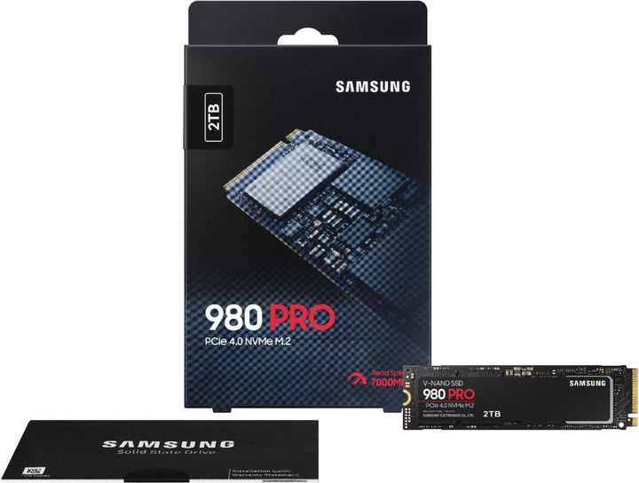 Samsung | 980 PRO 2TB M.2 NVMe Gen4 PCIe Internal Solid State Drive | MZ-V8P2T0B/AM