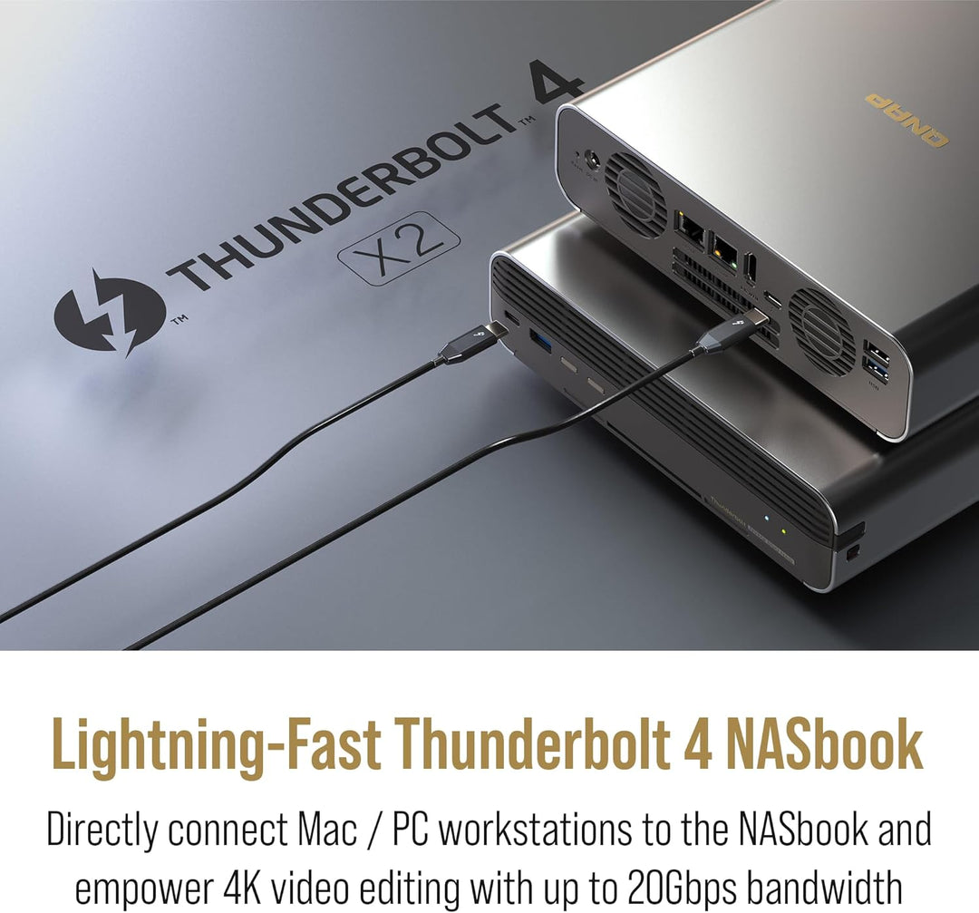 QNAP | All-Flash NASbook with Intel Core I5-1340PE Thunderbolt 4 NASbook | TBS-H574TX-I5-16G-US
