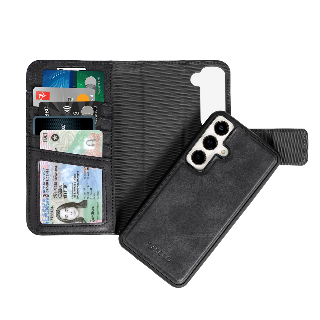 Caseco | 5th Ave MagSafe Wallet Case Samsung Galaxy S24+ - Black | C31C2-01