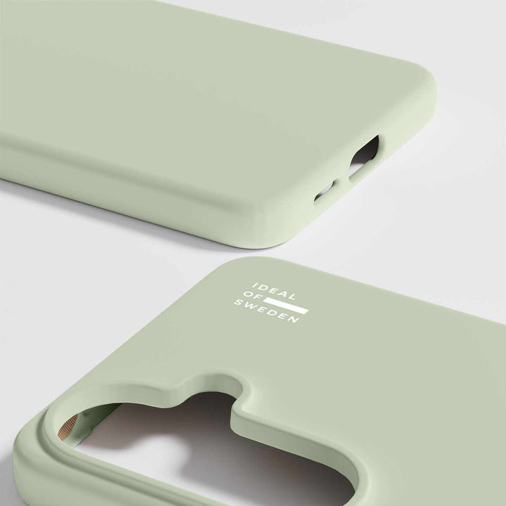 Ideal of Sweden | Silicone Case w/Magnets for Samsung Galaxy S26 - Sage Green | IDSICMSS26PR419