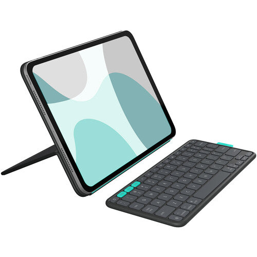 Logitech | Flip Folio Keyboard Case for iPad Pro 11" 5th Gen M4 (2024)/Air 11" (M2/M3)/iPad Air (5th Gen) - Graphite | 920-013369