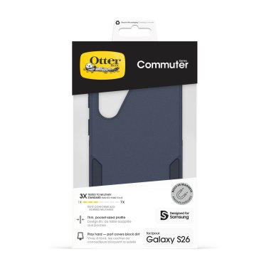 OtterBox | Commuter w/Magnets Case Samsung Galaxy S26 - Riverside Blue | 77-99806