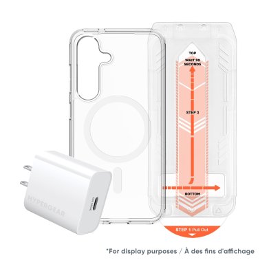 HyperGear | Accessory Bundle Hub Glass Case w/ Magsafe 20W Samsung Galaxy S25 | 15-14031