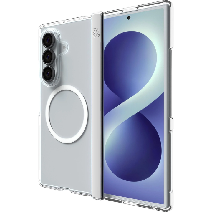 ZAGG | Graphene Crystal Palace Snap Case Samsung Galaxy Z Fold 8 Ultra - Clear | 702322531