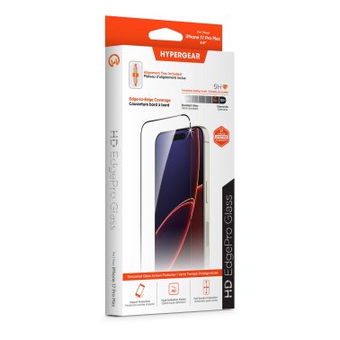 HyperGear | Edge-to-Edge Glass iPhone 17 Pro Max/ 16 Pro Max Screen Protector w/Installation Applicator Tray | 16502