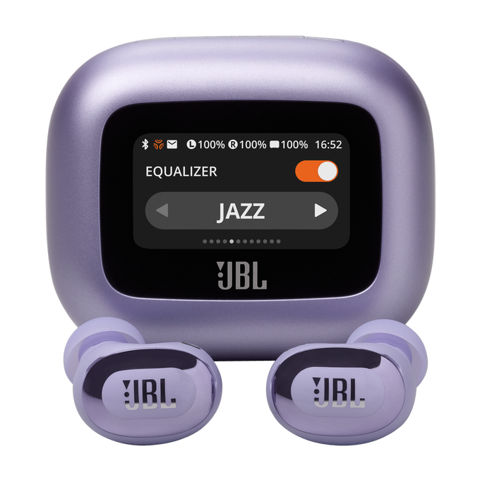 JBL | Live Buds 3 Smart True Wireless Charging Case Buds - Purple | JBLLIVEBUDS3PURAM