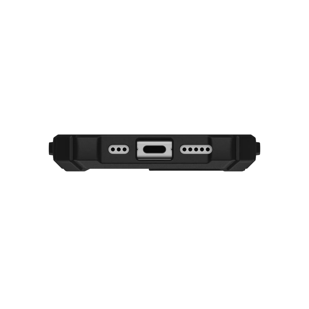 //// UAG | Plasma XTE Kickstand MagSafe Case iPhone 16 - Black/Orange | 15-13189