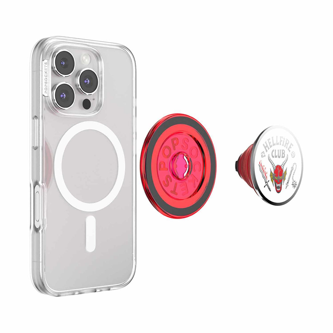 Popsockets | PopGrip for MagSafe Round with Adapter - Enamel Hellfire Club | 123-0587