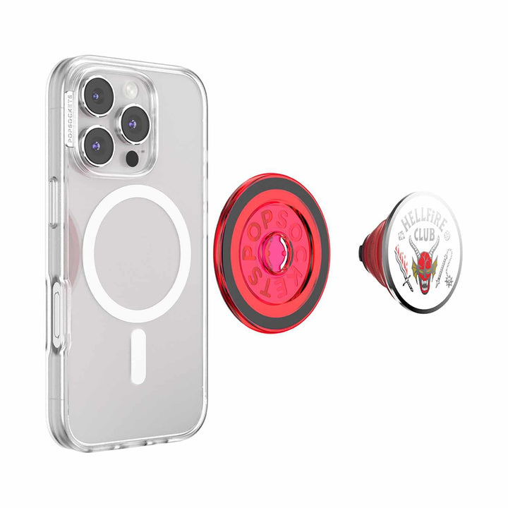 Popsockets | PopGrip for MagSafe Round with Adapter - Enamel Hellfire Club | 123-0587