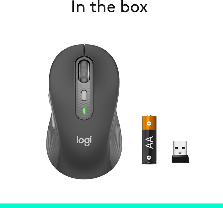 Logitech | Signature Plus M750 Bluetooth Optical Mouse - Graphite | 910-007510