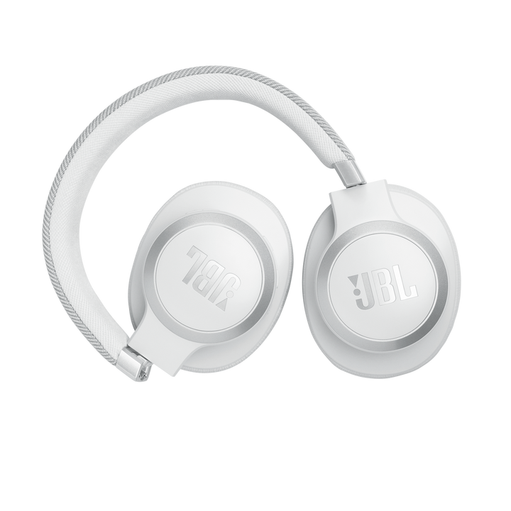 JBL | Live 770NC Wireless Over-Ear True Adaptive Headphones - White | JBLLIVE770NCWHTAM