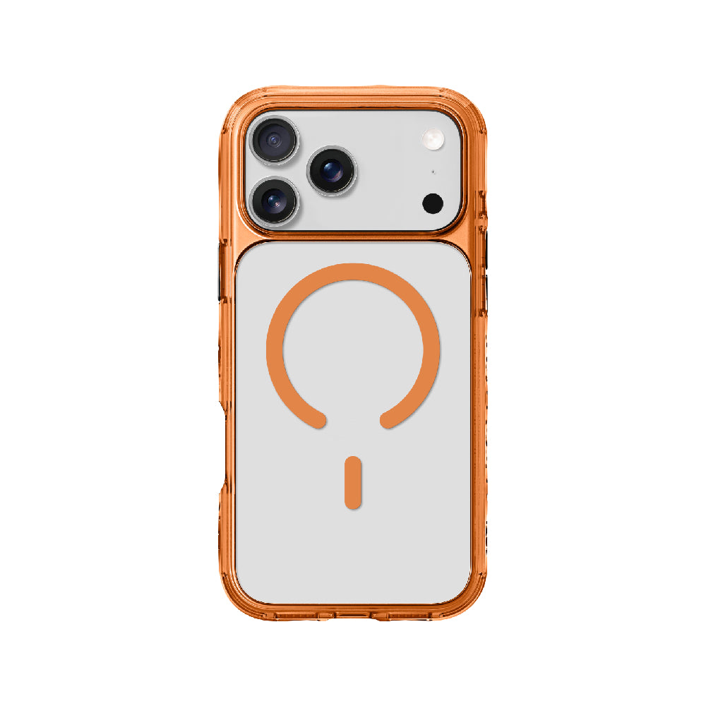LAUT | CRYSTAL MATTER X MagSafe for iPhone 18 Pro/17 Pro - Orange/ Bronze | L_IP25B_CMX_O