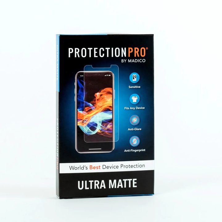 Protection Pro | Matte Clear Film - Phone - Large 8.5"x12.5" - Large Tablets | MOQ 10 | CP-ULTMATTE-LRG